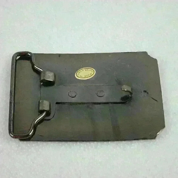 Vintage Belt Buckle Wells Fargo & Company 1852 Metal Western Style Horse Coach - Picture 11 of 12